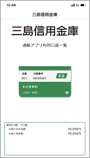 手続き完了です。