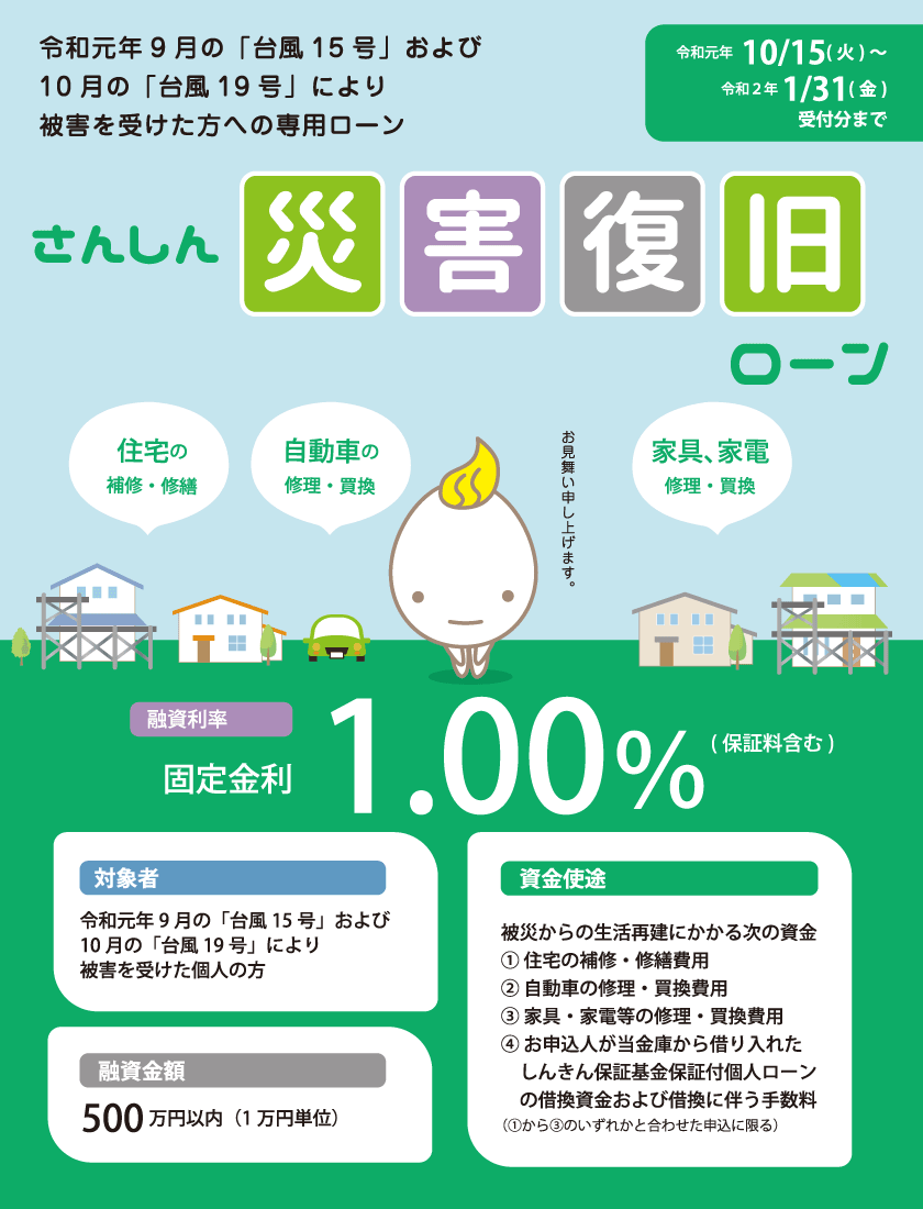 災害復旧ローン