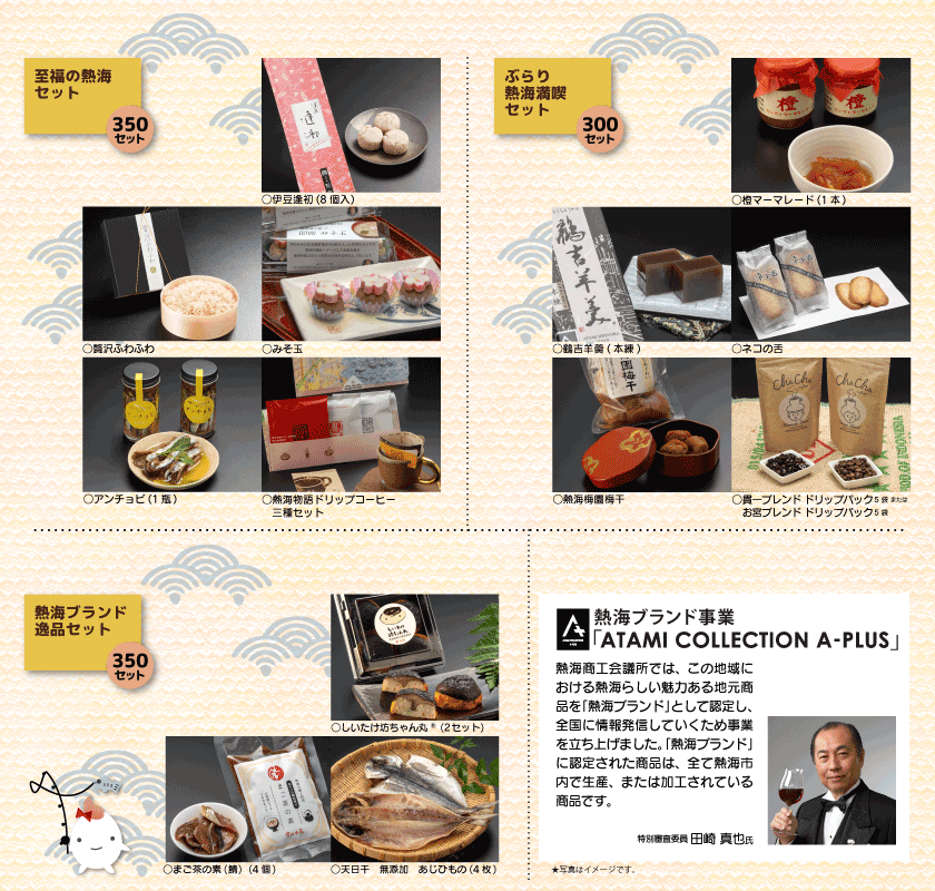 懸賞品付「熱海ブランド定期預金」賞品